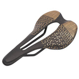 Maxbell Road Bike Saddle Seat 3D for Road Bikes, Mountain Bikes Ergonomic Hollow Out Black Golden