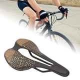 Maxbell Road Bike Saddle Seat 3D for Road Bikes, Mountain Bikes Ergonomic Hollow Out Black Golden