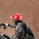 Maxbell Personal Motorcycle Half Helmet Open Face for Moped Street Bike Multipurpose Red L