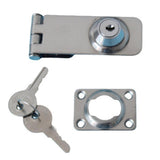 Maxbell Hinge Keyed Hasp Lock Marine Boats for Cupboard Locks Ships Small Doors