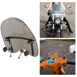 Maxbell Motorcycle Windshield Modification Accessories Spare Parts Sturdy Windscreen Gray