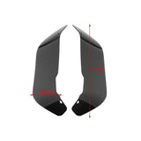 Maxbell Motorcycle Leg Windshield Leg Protection Side Fairing for Honda GL1800 Black