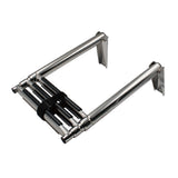 Maxbell Marine Boat Ladder 3 Step Dock Ladder Boating Deck Ladder Telescoping Ladder