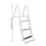 Maxbell Weld Free Fixed Dock Ladder Direct Replaces Professional Pontoon Boat Ladder