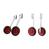 Maxbell 2Pcs Inflatable Boat Launch Wheels for Kayaks Rowboats Sailing Dinghies Variable Angle