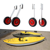 Maxbell 2Pcs Inflatable Boat Launch Wheels for Kayaks Rowboats Sailing Dinghies Variable Angle