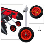 Maxbell 2Pcs Inflatable Boat Launch Wheels for Kayaks Rowboats Sailing Dinghies Variable Angle