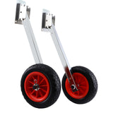 Maxbell 2Pcs Inflatable Boat Launch Wheels for Kayaks Rowboats Sailing Dinghies Variable Angle