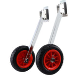 Maxbell 2Pcs Inflatable Boat Launch Wheels for Kayaks Rowboats Sailing Dinghies Variable Angle