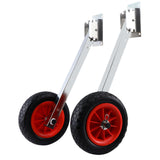 Maxbell 2Pcs Inflatable Boat Launch Wheels for Kayaks Rowboats Sailing Dinghies Variable Angle