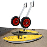 Maxbell 2Pcs Inflatable Boat Launch Wheels for Kayaks Rowboats Sailing Dinghies Variable Angle
