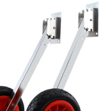 Maxbell 2Pcs Inflatable Boat Launch Wheels for Kayaks Rowboats Sailing Dinghies Variable Angle