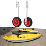 Maxbell 2Pcs Inflatable Boat Launch Wheels for Kayaks Rowboats Sailing Dinghies Right Angle