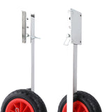 Maxbell 2Pcs Inflatable Boat Launch Wheels for Kayaks Rowboats Sailing Dinghies Right Angle
