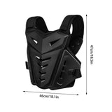 Maxbell Generic Motorcycle Chest Guard Vest High Performance Adults Chest Protector Black