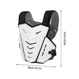 Maxbell Generic Motorcycle Chest Guard Vest High Performance Adults Chest Protector White