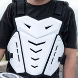 Maxbell Generic Motorcycle Chest Guard Vest High Performance Adults Chest Protector White