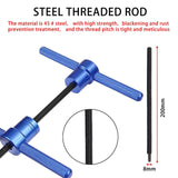 Maxbell Bike Hub BB Axis Installation Set Sturdy for Wheels Blue Tapered Press Block
