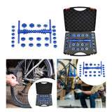 Maxbell Bike Hub BB Axis Installation Set Sturdy for Wheels Blue Tapered Press Block