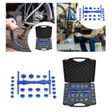 Maxbell Bike Hub BB Axis Installation Set Sturdy for Wheels Blue Tapered Press Block