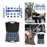 Maxbell Bike Hub BB Axis Installation Set Sturdy for Wheels Blue Tapered Press Block