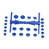 Maxbell Bike Hub BB Axis Installation Set Sturdy for Wheels Blue Tapered Press Block