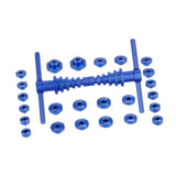 Maxbell Bike Hub BB Axis Installation Set Sturdy for Wheels Blue Tapered Press Block