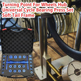 Maxbell Bicycle Bike Hub BB Axis Installation Kit Blue for Wheels Turning Point Tool