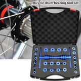 Maxbell Bicycle Bike Hub BB Axis Installation Kit Blue for Wheels Turning Point Tool