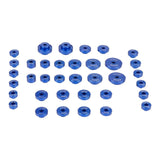 Maxbell Bicycle Bike Hub BB Axis Installation Kit Blue for Wheels Turning Point Tool