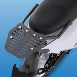 Maxbell Generic Motorcycle Rear Cargo Carrier Rack Moped Attachment Adjustable Alloy