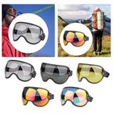 Maxbell Generic Helmet Goggles Replacement Riding Goggles for Offroad Women Clear
