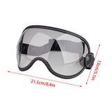Maxbell Generic Helmet Goggles Replacement Riding Goggles for Offroad Women Clear
