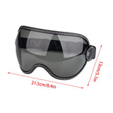 Maxbell Generic Helmet Goggles Replacement Riding Goggles for Offroad Women Gray