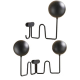 Maxbell Motorcycle Helmet Holder Wall Mount Wall Hanging Display 180 Degree Rotation with Single Ball
