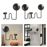 Maxbell Motorcycle Helmet Holder Wall Mount Wall Hanging Display 180 Degree Rotation with Single Ball