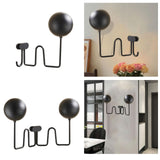 Maxbell Motorcycle Helmet Holder Wall Mount Wall Hanging Display 180 Degree Rotation with Single Ball