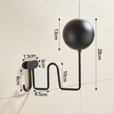 Maxbell Motorcycle Helmet Holder Wall Mount Wall Hanging Display 180 Degree Rotation with Single Ball