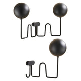 Maxbell Motorcycle Helmet Holder Wall Mount Wall Hanging Display 180 Degree Rotation with Single Ball