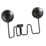 Maxbell Motorcycle Helmet Holder Wall Mount Wall Hanging Display 180 Degree Rotation with Double Balls