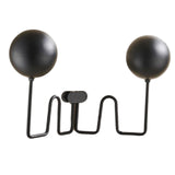 Maxbell Motorcycle Helmet Holder Wall Mount Wall Hanging Display 180 Degree Rotation with Double Balls