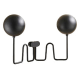 Maxbell Motorcycle Helmet Holder Wall Mount Wall Hanging Display 180 Degree Rotation with Double Balls