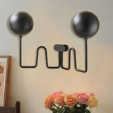 Maxbell Motorcycle Helmet Holder Wall Mount Wall Hanging Display 180 Degree Rotation with Double Balls