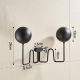 Maxbell Motorcycle Helmet Holder Wall Mount Wall Hanging Display 180 Degree Rotation with Double Balls