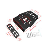 Maxbell Electric Bike Trunk Bracket Backrest Extension Modification Mounting Bracket Black