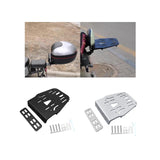 Maxbell Electric Bike Trunk Bracket Backrest Extension Modification Mounting Bracket Black