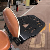 Maxbell Electric Bike Trunk Bracket Backrest Extension Modification Mounting Bracket Black