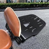 Maxbell Electric Bike Trunk Bracket Backrest Extension Modification Mounting Bracket Black