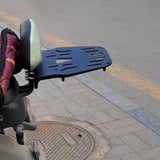 Maxbell Electric Bike Trunk Bracket Backrest Extension Modification Mounting Bracket Black