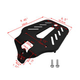 Maxbell Electric Bike Trunk Bracket Modification Mounting Base Plate Extension Shelf Black